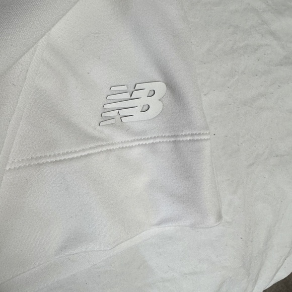 New Balance Black and White Nationals Quarter-Zip Sweatshirt - Picture 3 of 5